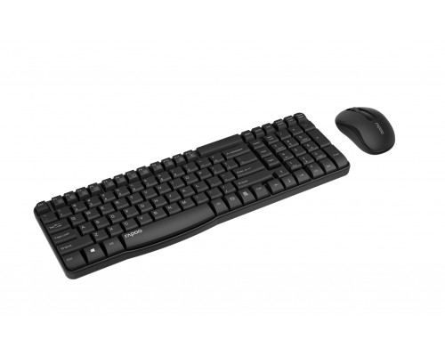Комплект беспроводной (клавиатура, мышь) Rapoo X1800S Combo Wireless Black