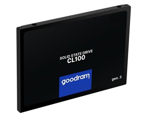 Накопитель SSD 480GB GOODRAM CL100 GEN.3 2.5" SATAIII TLC (SSDPR-CL100-480-G3)